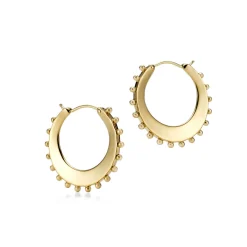 Ancient Power Hoop Earrings