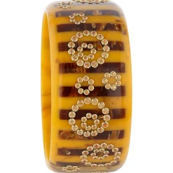 Bakelite Bangle with Citrine