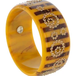 Bakelite Bangle with Citrine