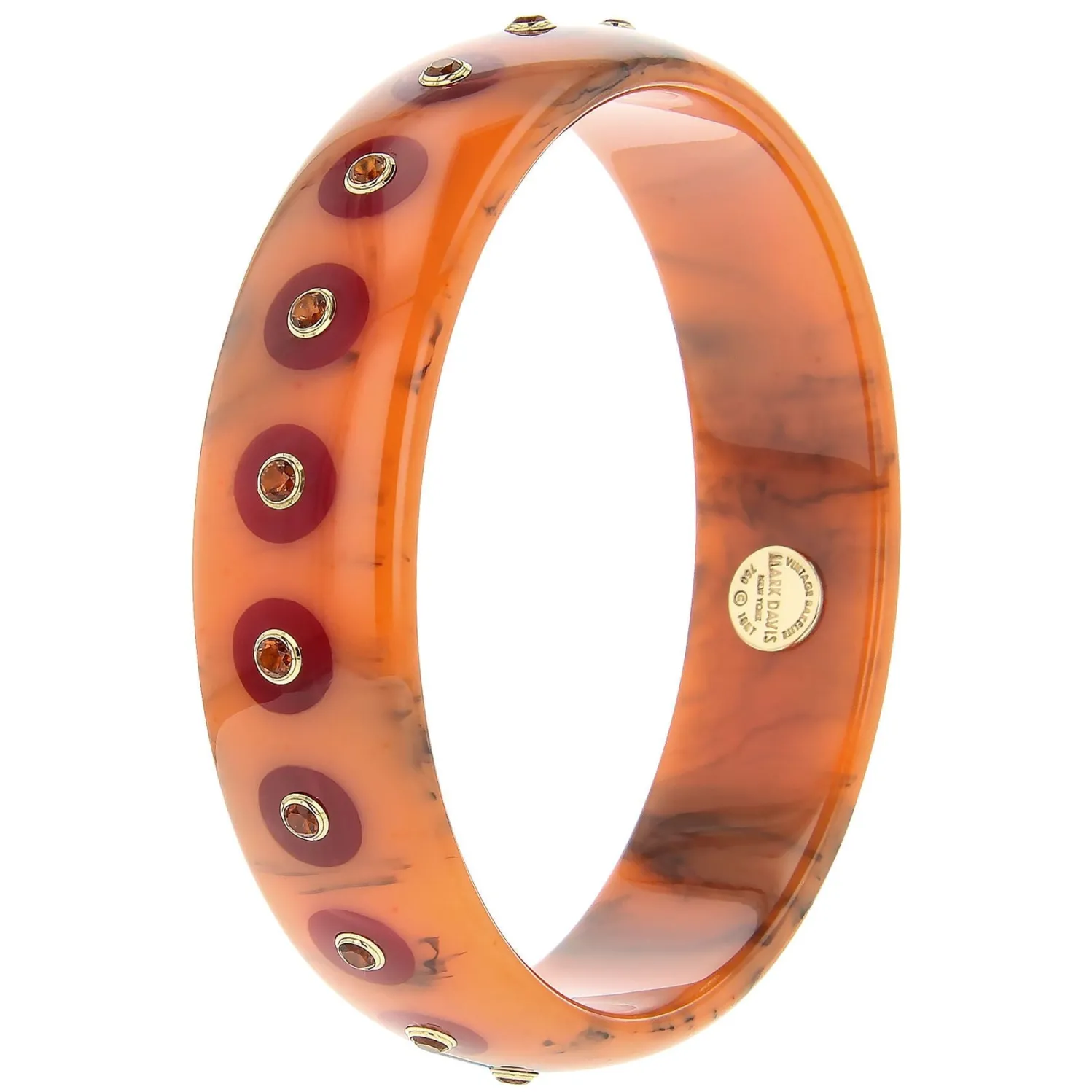 Bakelite Bangle with Citrine