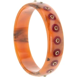 Bakelite Bangle with Citrine
