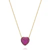 Bella Pink Sapphire Necklace
