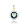 Carpe Diem Aventurine Mosaic Heart Charm