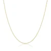 Classic Ball Chain Necklace in Yellow Gold