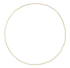 Construction Line Necklace in Yellow Gold