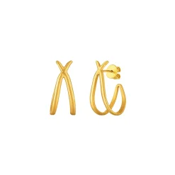 Crossroads Hoop Earrings