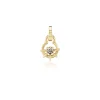 Desert Diamond Louise Charm in Yellow gold