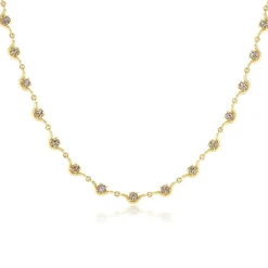 Desert Diamond Louise XL Necklace in Yellow Gold