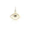 Diamond Bead Eye Charm