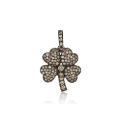 Diamond Clover Charm