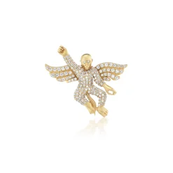 Diamond Flying Monkey Charm