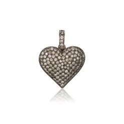 Diamond Heart Charm