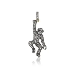 Diamond Monkey Charm