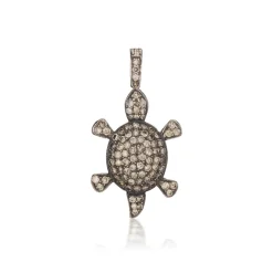 Diamond Turtle Charm