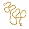 Disco Ball Chain Necklace in Yellow Gold