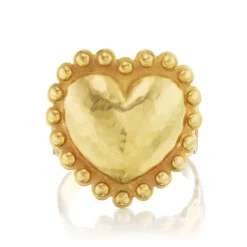 Dot Heart Ring