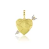 Earth Heart Diamond Charm