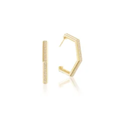 Eclipse Hoop Earrings