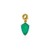 Emerald Kite Shaped Charm