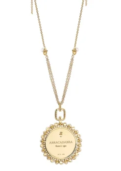 Eyes Wide Citrine Pendant in Yellow Gold