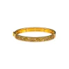 Fancy Color Reverse Diamond Pave Bangle Bracelet