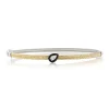 Feelings Pear Diamond Bangle Bracelet