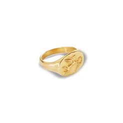 Flying Eros Ring in Yellow Gold