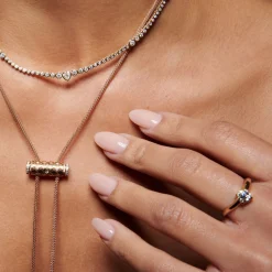 Latch Chain in Yellow Gold