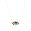 Le Grand Psychedelic Diamond Necklace in Yellow Gold