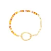 Lien Pierres Orange Bracelet in Yellow Gold