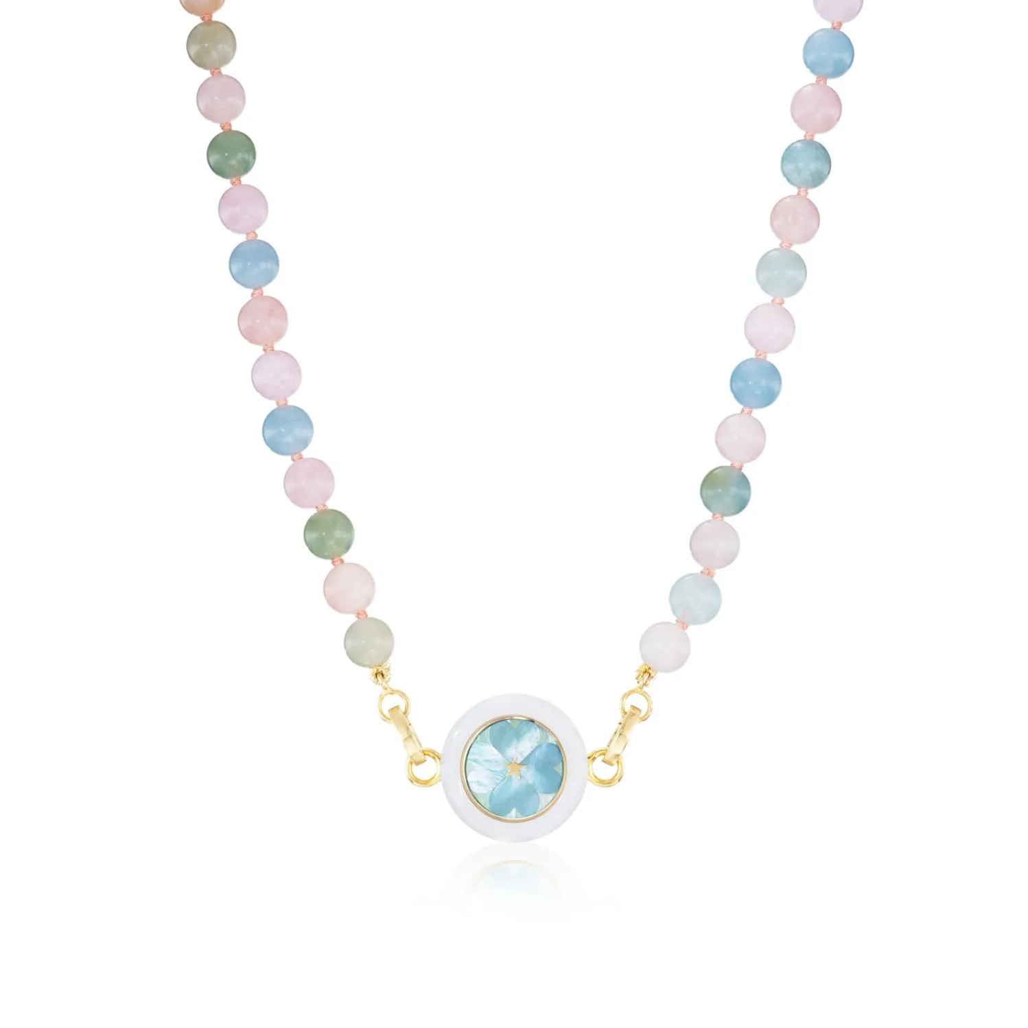 Lucky Green Carpe Diem Beaded Necklace