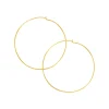 Maxi Dayal Hoop Earrings in Yellow Gold