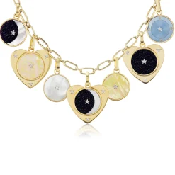 Mother of Pearl Heart Charm