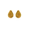 Pavé Diamond Teardrop Stud Earrings