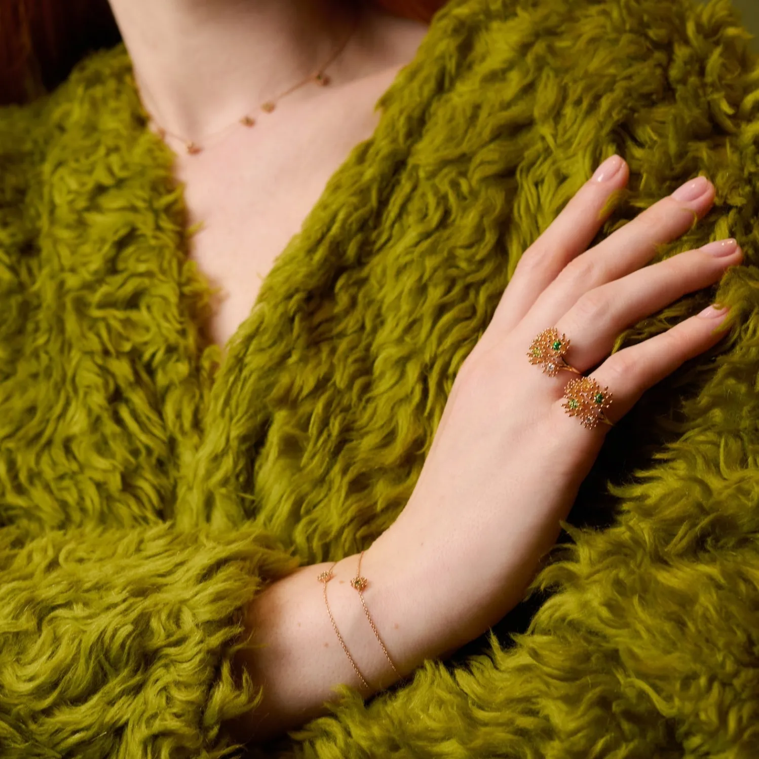 Petit Cactus Vert Bracelet