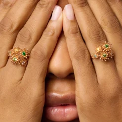 Petit Cactus Vert Ring