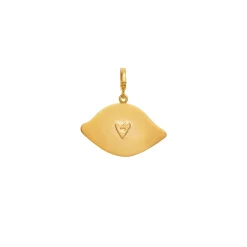 Protective Eye Charm in Yellow Gold