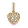 Puffy Heart Diamond Pendant