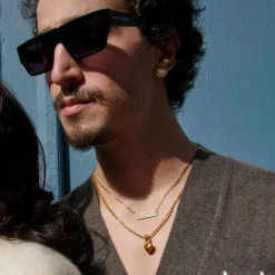 Puffy Heart Yellow Gold Charm