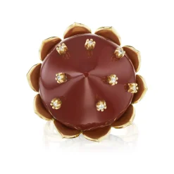 Red Jasper Silk Road Ring