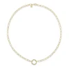 Sardinia Chain with Charm Clasp in Yellow Gold