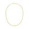 Short Lien Or Necklace in Yellow Gold