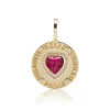 Small Greek Love Charm Pink Tourmaline
