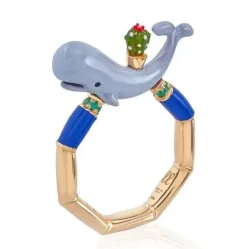 The Tale of the Whale Ring in Yellow Gold