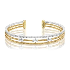 Together Diamond Cuff Bracelet
