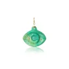 Turquoise and Chrysoprase Eye Charm