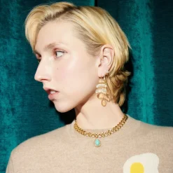 Turquoise Chain Necklace