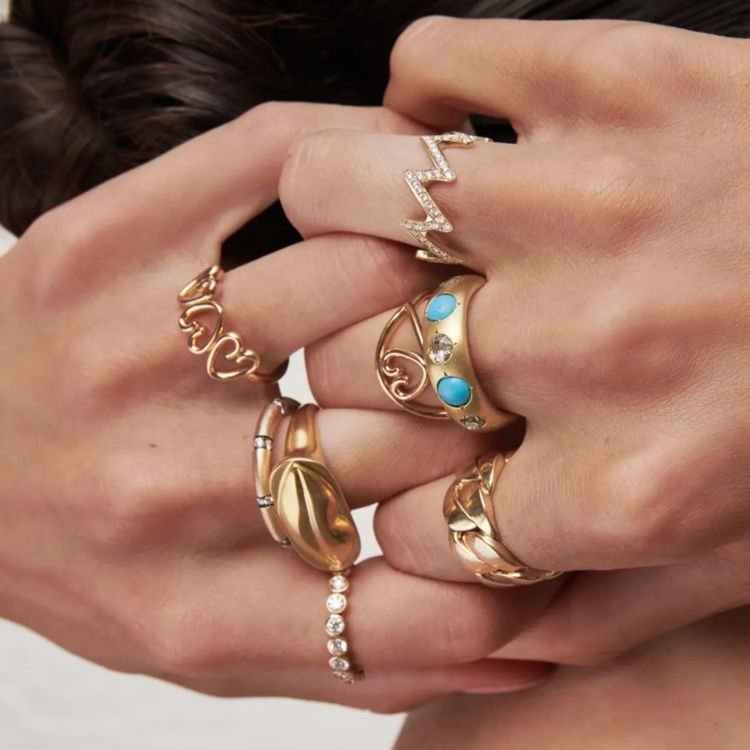 Versa Ring in Yellow Gold