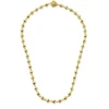 XL Hammered Ball Chain in Yellow Gold